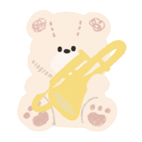 Trombone 音楽 Sticker