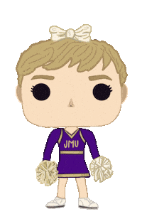 Duke Cheerleader Sticker by James Madison University