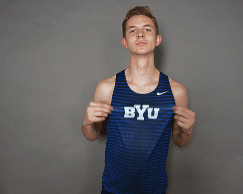 Celebration Jersey GIF by BYU Cougars