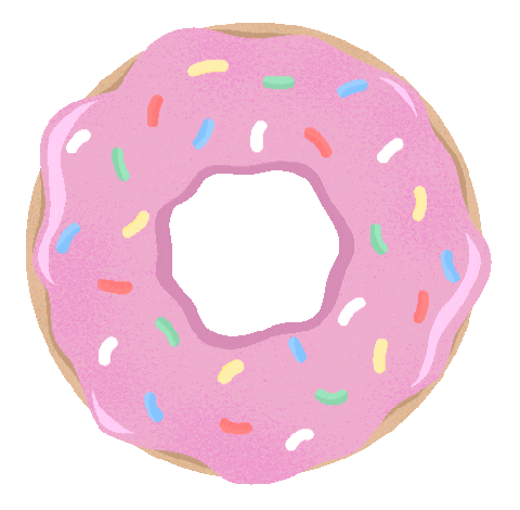 Simpsons Donut Sticker