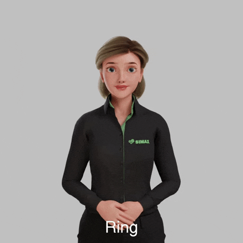 Avatar Gebärdensprache GIF by Sign Time - SiMAX