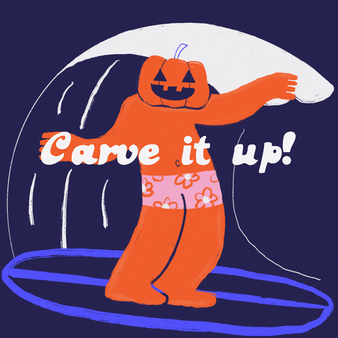 Halloween Surf GIF by colors of clara