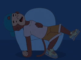 Tired Good Night GIF by Just Ape