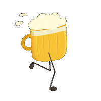 Beer Running Sticker