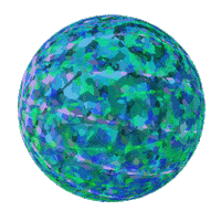 3D Glitch Sticker by Quasi Crystals