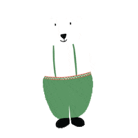 WhiteStuffUK love dancing christmas bear Sticker