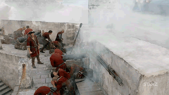 explode season 4 GIF by Black Sails