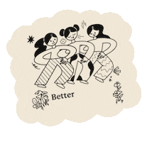 Twinning Better Together Sticker by YeoMama Batik