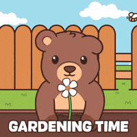 Teddy Bear Flower GIF by BEARISH