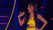 Sweating Nicole Scherzinger GIF by The Masked Singer