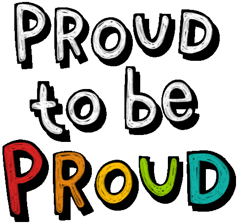 Proud Gay Sticker by Sarah The Palmer