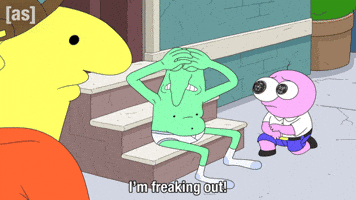 Freaking Out GIF by Adult Swim