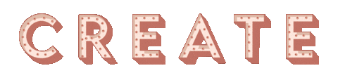 Pink Create Sticker