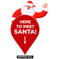 MacerichCorp christmas santa holidays santa claus Sticker