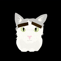 meguuedaart anime cat kawaii animals GIF