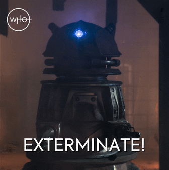 resolution exterminate GIF by Doctor Who