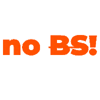 No Bs Sticker by MooseScooters