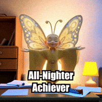 Late Night Study GIF by BuddhaFlyJourney