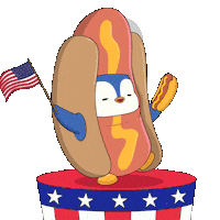 United States Penguin Sticker by Pudgy Penguins