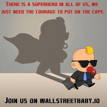 WallStreetBaby giphyupload superman courage wall street GIF