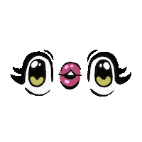 Face Reaction Sticker by Chloe the Illustrator
