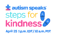 Light It Up Blue Kindness Sticker by Autism Speaks