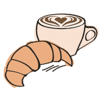 Coffee Breakfast Sticker by Yoghurt Barn