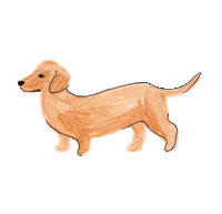 Sausage Dog Sticker by Season Paper Collection