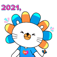 Happy New Year Sticker by Lazada Malaysia