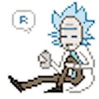 rick and morty valentine STICKER