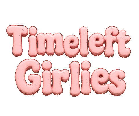 Timeleft giphyupload cute text typography Sticker