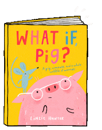 Book Sticker by Linzie Hunter