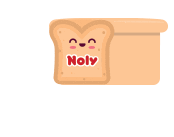 NolyAlimentos sandwich tostada tostadanoly sandwichnoly Sticker