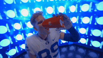 Byu Football Eating GIF by BYU Cougars