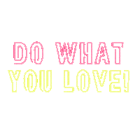 Do What You Love Artist Sticker by Larisa Love