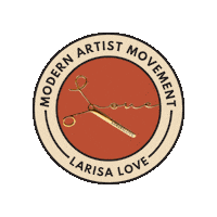 Modern Artist Movement Sticker by Larisa Love