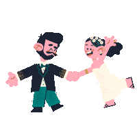 Happy Dance Sticker by Moy Agüero