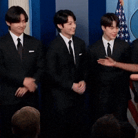 Jungkook claps.