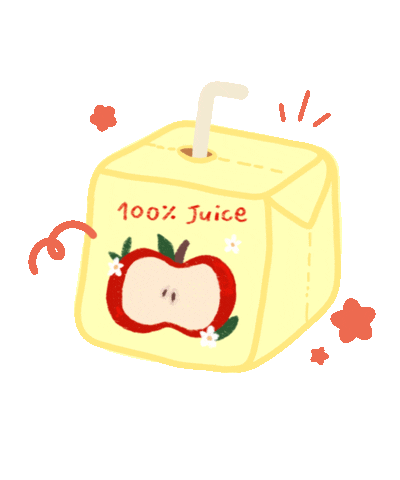 Apple Juice Food Sticker
