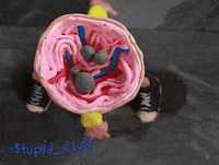 stupid_clay animation skating claymation rocks GIF