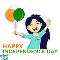 Independence Day India Sticker by Bobble