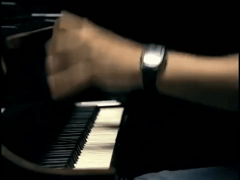 andrew w k piano GIF