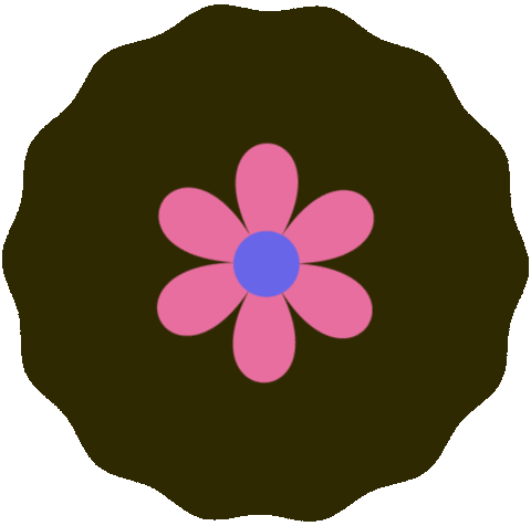 Flower Fireworks Sticker