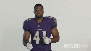 Football Thumbs Up GIF by Baltimore Ravens