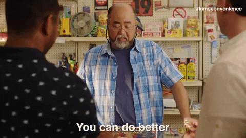 try again no thank you GIF by Kim's Convenience