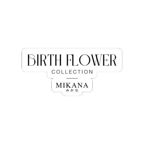 Flower Sticker by Mikana Japan