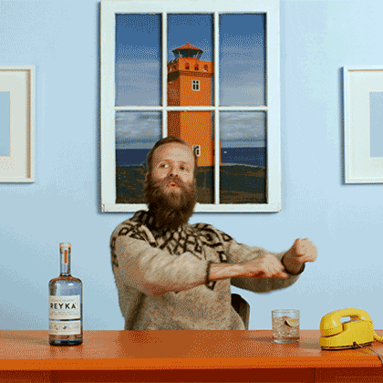 happy dance GIF by Reyka Vodka