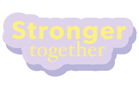 Be You Stronger Together Sticker by withloveak