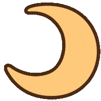 Crescent Moon Sticker by Pusheen