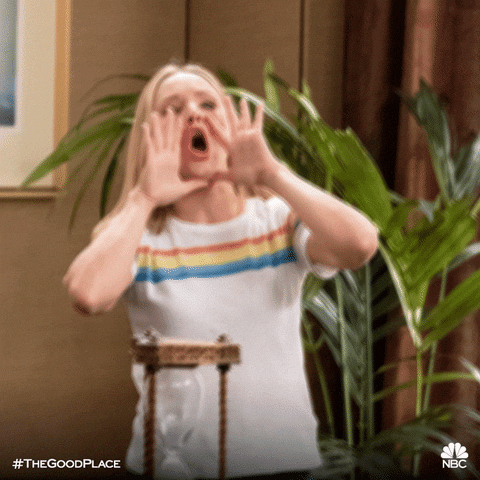 Eleanor Screaming GIF by The Good Place